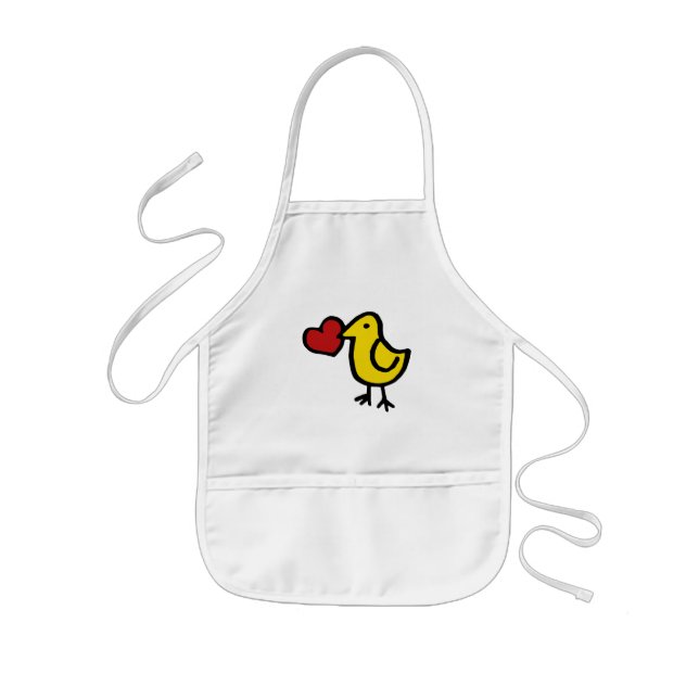 Love Bird Barnförkläde (Framsidan)