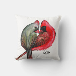 Love Bird Cardinal Dekorativ kudde