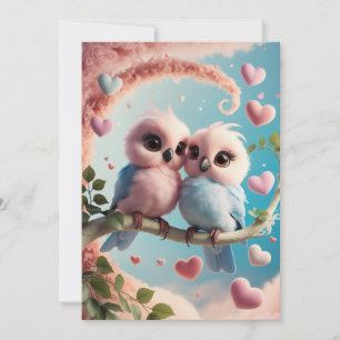 Love Bird Inbjudningar