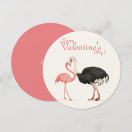 Love Bird Round Card Kort
