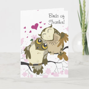 Love Bird Uggla Greeting Card Kort