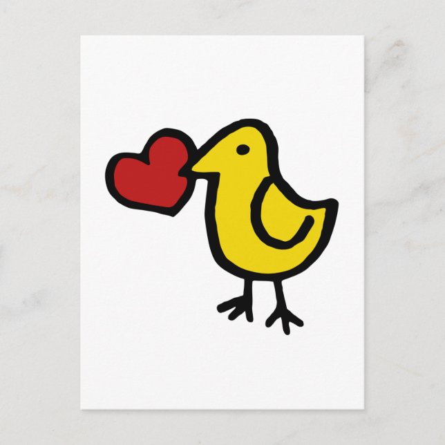 Love Bird Vykort (Framsida)