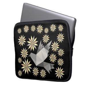 LOVE BIRD with FLOWER GIFT SPECIELL DAY, BIRTHDAY Laptop Fodral