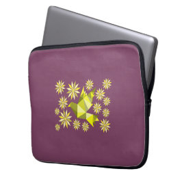 LOVE BIRD with FLOWER GIFT SPECIELL DAY, BIRTHDAY Laptop Fodral