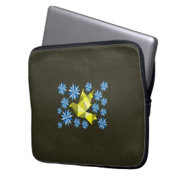 LOVE BIRD with FLOWER GIFT SPECIELL DAY, BIRTHDAY Laptop Fodral