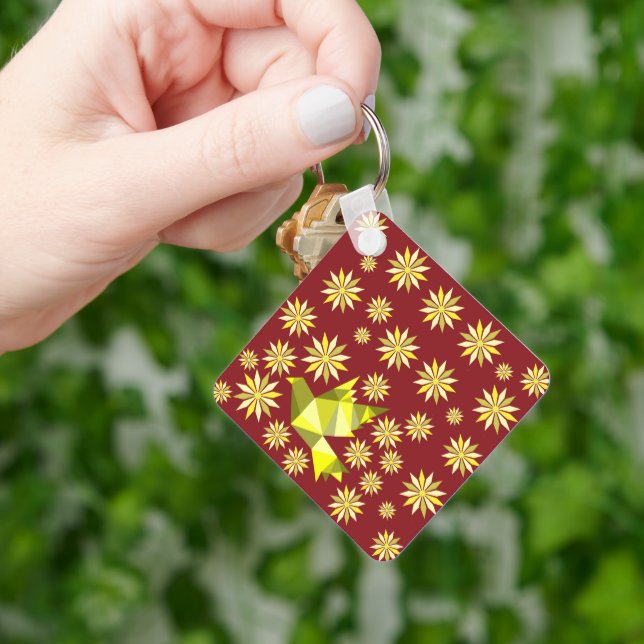 LOVE BIRD with FLOWER GIFT SPECIELL DAY, BIRTHDAY Nyckelring (Hand)