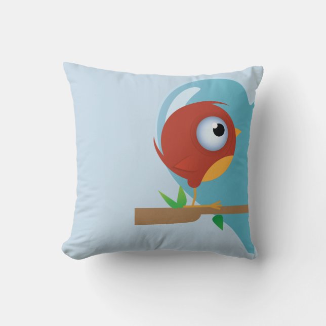 Love birds 1 Pillow Kudde (Framsida)