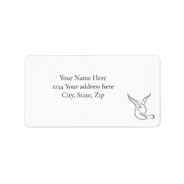 Love Birds Address Label Adressetikett