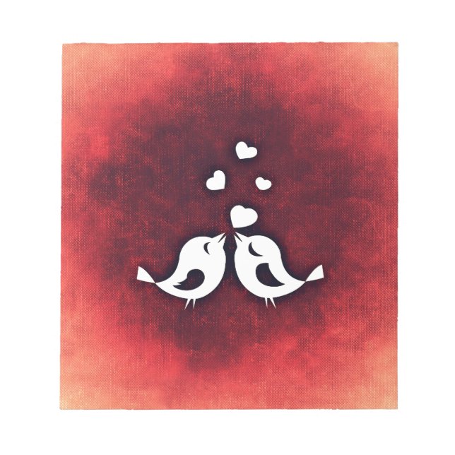 Love birds anteckningsblock (Framsida)