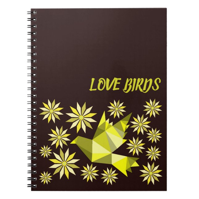 LOVE BIRDS ANTECKNINGSBOK (Framsidan)