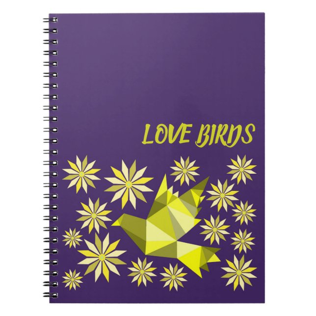 LOVE BIRDS ANTECKNINGSBOK (Framsidan)