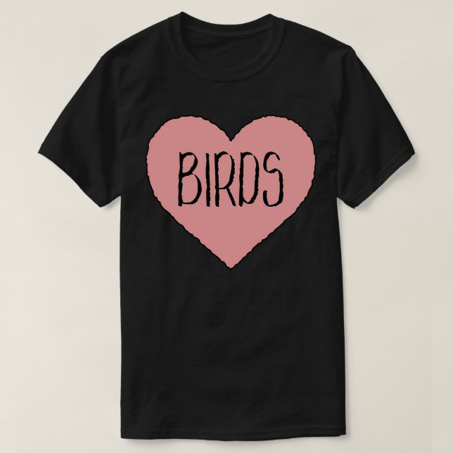 Love birds Birds Valentine T Shirt (Design framsida)