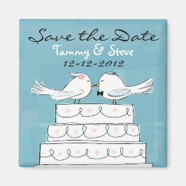Love birds Bröllop Magnet