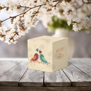 Love birds Bröllop Presentaskar