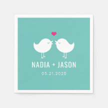 Love birds EDITABLE FÄRG Bröllop Förlovningsfest