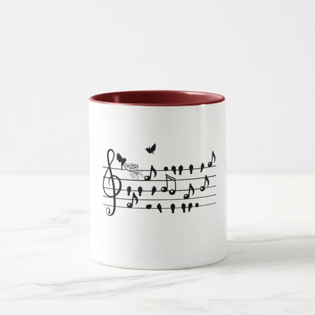 love birds förväntar sig ett tillägg till familjen mugg (Center)