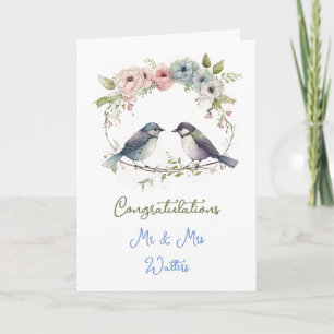 Love birds GRATTISAR i GIFTERMÅL Kort