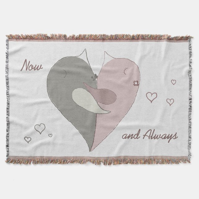 Love birds Heart Filt (Framsidan)
