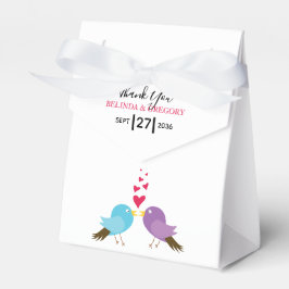 Love birds & Hearts Bröllop Presentaskar