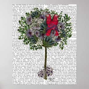 LOVE BIRDS i TRÄD Poster