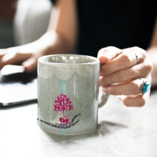 Love birds kaffemugg