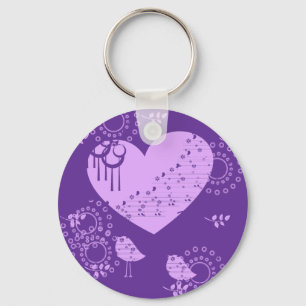 Love birds Keychain Nyckelring