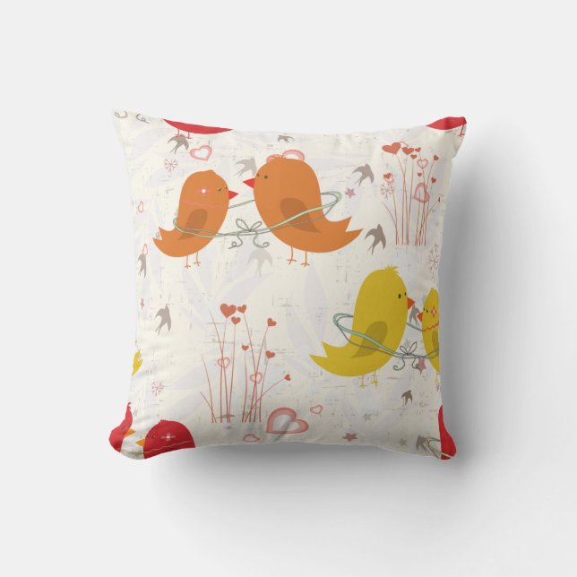 Love birds kudde (Framsida)