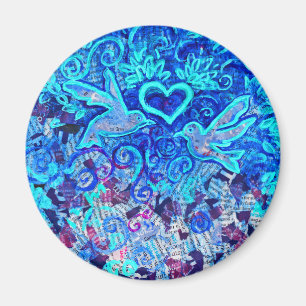 Love birds magnet