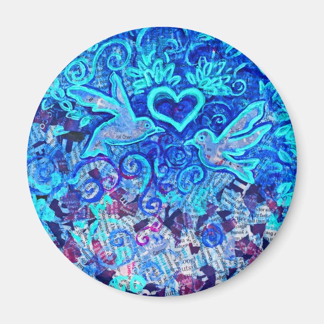 Love birds magnet (Framsidan)