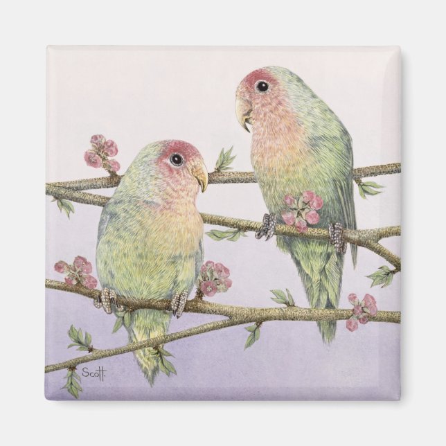 Love birds magnet (Framsidan)