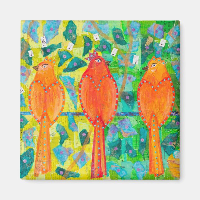 Love birds magnet (Framsidan)