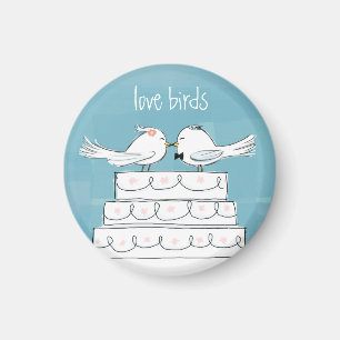 Love birds magnet
