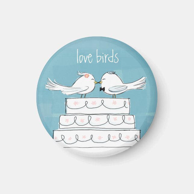 Love birds magnet (Framsidan)