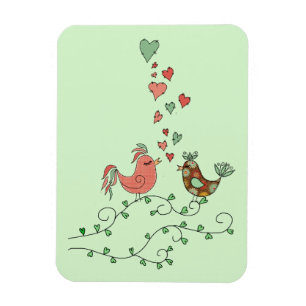 Love birds magnet