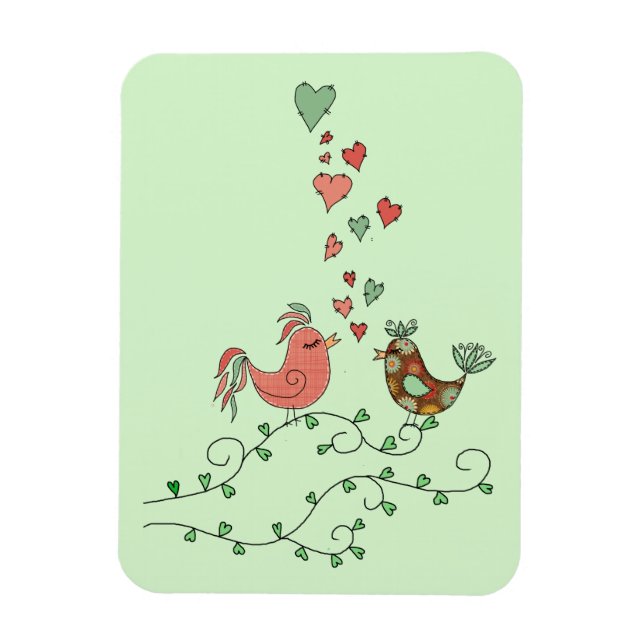 Love birds magnet (Vertikal)