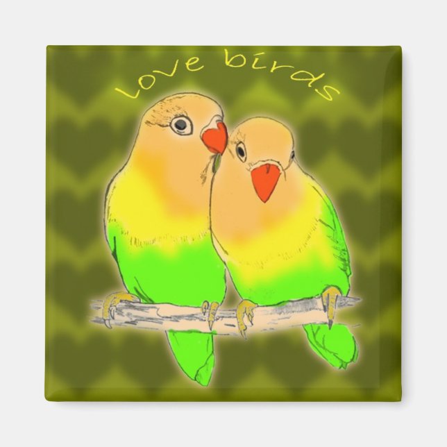 love birds magnet (Framsidan)