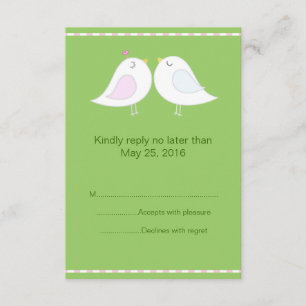 Love birds med Grönt OSA kort