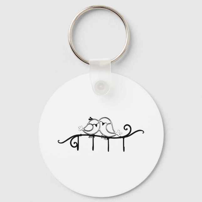 Love birds par nyckelring (Framsida)