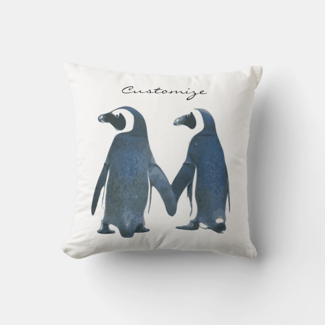 Love birds Penguin lite Thunder_Cove Kudde (Framsida)