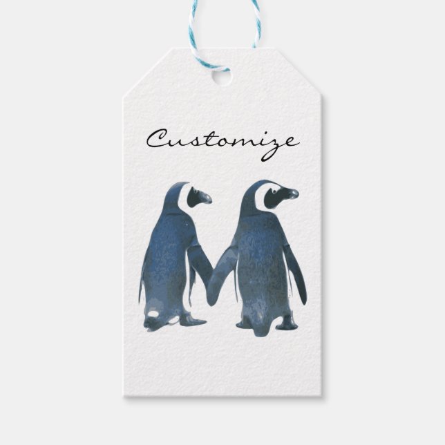 Love birds Penguin lite Thunder_Cove Presentetikett (Framsidan)