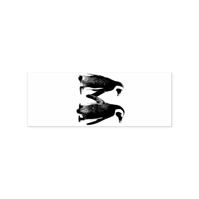 Love birds Penguin lite Thunder_Cove Stämpel (Tryck)