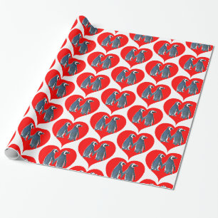 Love birds Penguin par Red Hearts Thunder_Cove Presentpapper