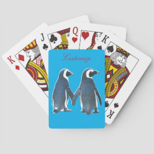 Love birds Penguin par Thunder_Cove Casinokort