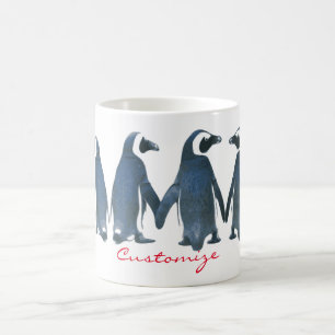 Love birds Penguin par Thunder_Cove Kaffemugg