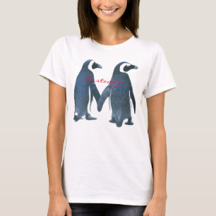 Love birds Penguin par Thunder_Cove T Shirt
