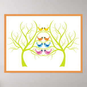 Love birds Poster