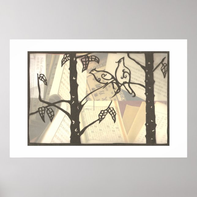 Love birds poster (Framsidan)