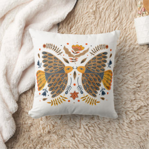 Love birds Scandinavian FolArt Kudde