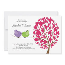 Love birds Spara datumkortet