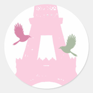 Love birds Sticker Runt Klistermärke